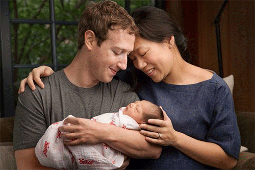 Mark Zuckerberg und dessen Frau Priscilla Chan / Facebook