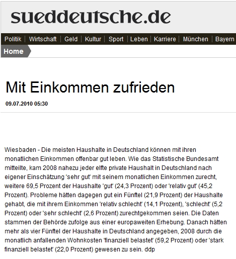 ausszug sueddeutsche