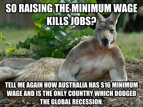 Minimum Wage kills jobs?