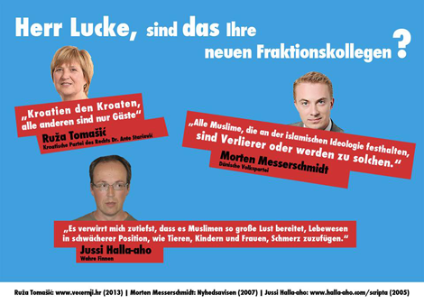 In 'feiner' Gesellschaft – AfD will in die ECR Fraktion mit offenen Rassisten