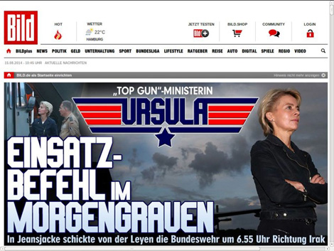 Top-Gun-Ministerin Ursula