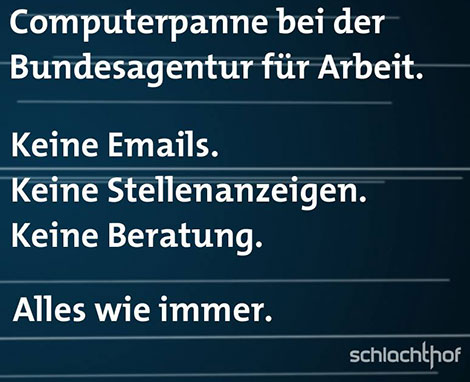 Bundesagentur für Arbeit ist down