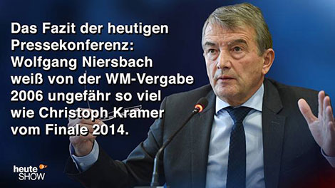 Niersbach weiß gar nichts