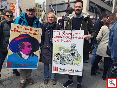 Demo gegen TTIP, Hannover, 2016