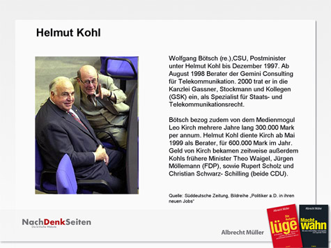 Helmut Kohl mit Wolfgang Bötsch