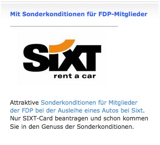 FDP und SIXT