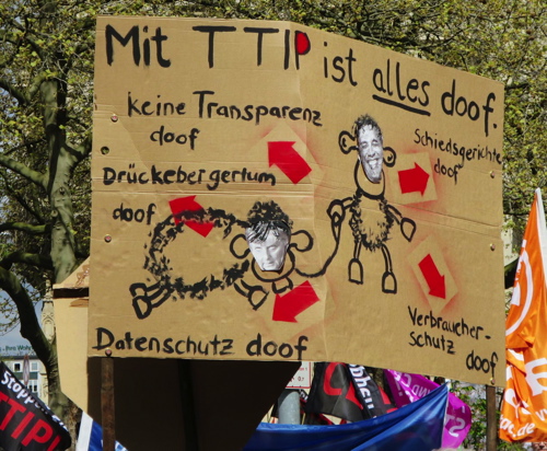 TTIP-Demonstration in Hannover