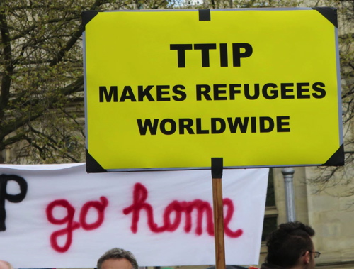 TTIP-Demonstration in Hannover