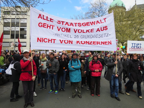 TTIP-Demonstration in Hannover