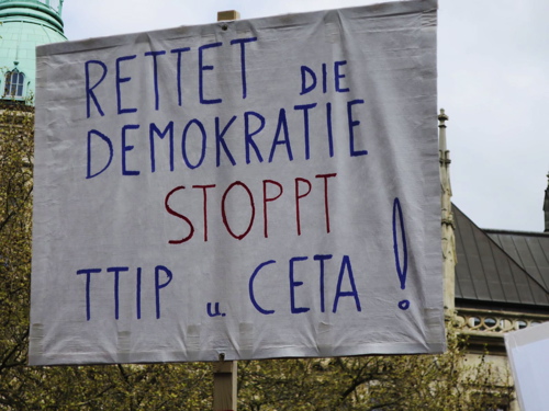 TTIP-Demonstration in Hannover