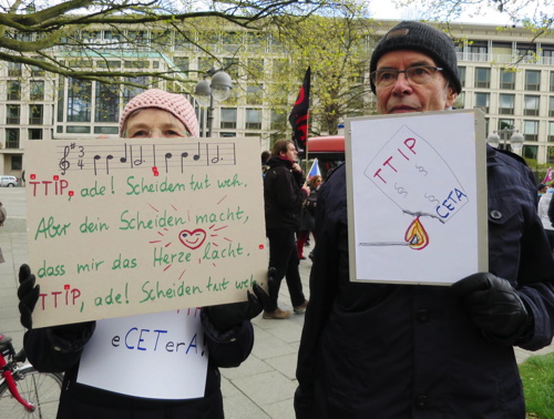 TTIP-Demonstration in Hannover