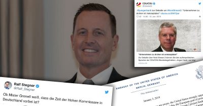 Danke, Botschafter Grenell!