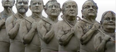 Gegen die Resignation im Kampf gegen Stuttgart 21 – eine Rede von Winfried Wolf und eine Skulptur von Peter Lenk.