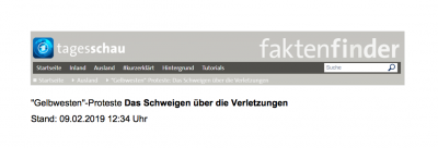 Hallo Tagesschau! Nach wochenlangem Winterschlaf aufgewacht? Großartig.