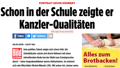 Spitzenpolitiker werden heute gemacht: Professionelle PR bei Macron, Guaidó und auch bei Kühnert?