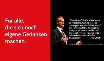 In eigener Sache: Danke für die Verteilung der Informationsblätter und danke für die vielen guten Mails