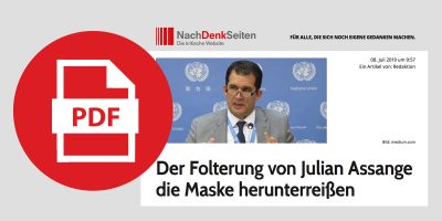 Eine Anregung: Interessante gestaltete Texte weitergeben. Und die Bitte, die Arbeit an den NDS finanziell zu unterstützen.