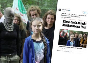 Greta und die Vermummte – Wenn Vermummungsmeister auffordern, Gesicht zu zeigen