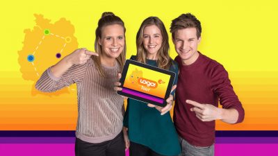 Früh übt sich die Meinungsmache – siehe Kindernachrichtensendung logo