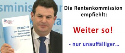 Von wegen mehr Solidarität – Der am 27. März veröffentlichte Bericht der Rentenkommission zeigt, dass die politisch entscheidenden Kräfte nichts aus der aktuellen Krise lernen.