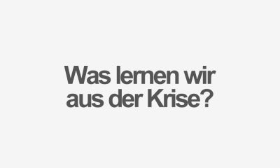 Was lernen wir aus der Krise? Wenig. Dafür sorgt schon allein die Doppelstrategie der Union.