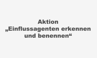 Aktion „Einflussagenten erkennen und benennen“