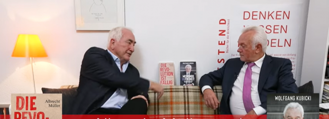 Der Vizepräsident des Deutschen Bundestages Wolfgang Kubicki im Gespräch mit dem Herausgeber der NachDenkSeiten