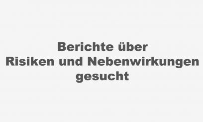 Die im Dunkeln sieht man nicht. Eine Dokumentation über Risiken und Nebenwirkungen bei einfluss-losen Kreisen macht Sinn