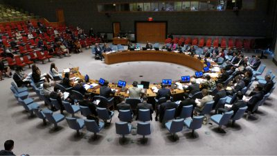 Blockade pur – Wie Deutschland, die „P 3“ mit Belgien und Estland verhinderten, dass José Bustani, erster OVCW-Generaldirektor, im UN-Sicherheitsrat sprach