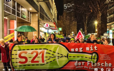 Aufforderung „Lenk muss weg“