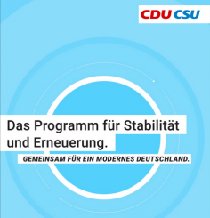 Serie zu den Parteien im Wahlkampf: CDU/CSU