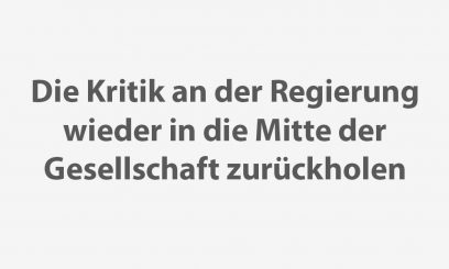 Ein Kessel Hetze – gegen „Alles auf den Tisch!“