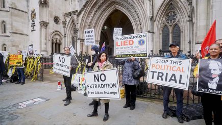 Erster Tag der Assange-Berufungsanhörung