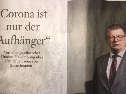 Verfassungsschutzpräsident nennt Demonstranten „Staatsfeinde“ – eine gezielte Provokation