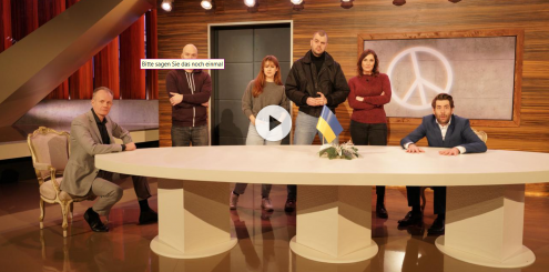 Abstruse Zeiten. Die Anstalt wirbt für die NATO u.a.m.