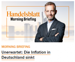 Jämmerliche Medien. Beispiel Handelsblatt Morning Briefing