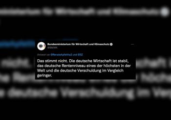 Habecks Ministerium macht auf Pippi Langstrumpf: „Wirtschaft stabil, Rentenniveau eines der höchsten der Welt, Verschuldung gering“