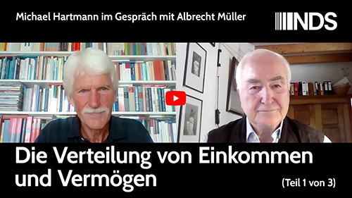 Michael Hartmann im Gespräch mit Albrecht Müller (Teil 1/3)