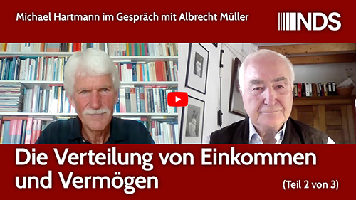 Michael Hartmann im Gespräch mit Albrecht Müller (Teil 2/3)