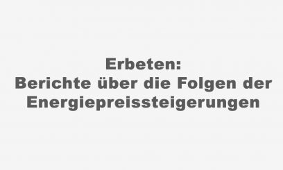 Wie wirken sich die Energiepreissteigerungen bei Ihnen persönlich aus? Wir wollen das dokumentieren
