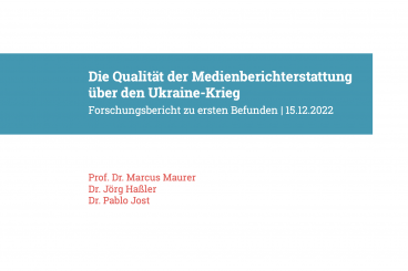 Studie der Otto-Brenner-Stiftung zu Berichterstattung deutscher „Leitmedien“ über Ukraine-Krieg: Tendenziös, einseitig und oft „sehr einheitlich“