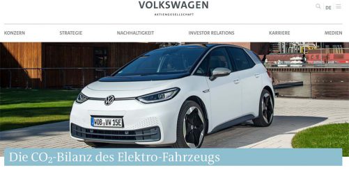 Der Traum von der Emissionslosigkeit. Der Fall des Volkswagen ID.3
