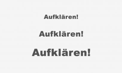 Unser Land ist politisch kaputt. Weil es nur noch die total manipulierte Meinungsbildung gibt. (I.)