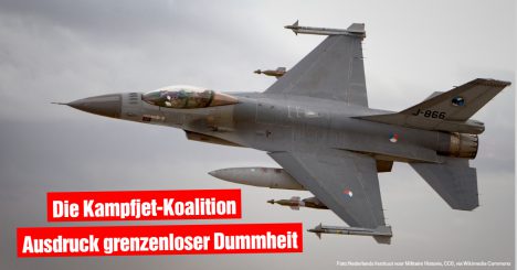 Die Kampfjet-Koalition: Die Dummheit der europäischen Vasallen kennt keine Grenzen