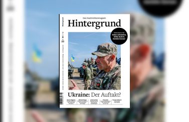 Im Juli erschien das Magazin „Hintergrund“ nach drei Jahren wieder in gedruckter Fassung. Lesenswert.