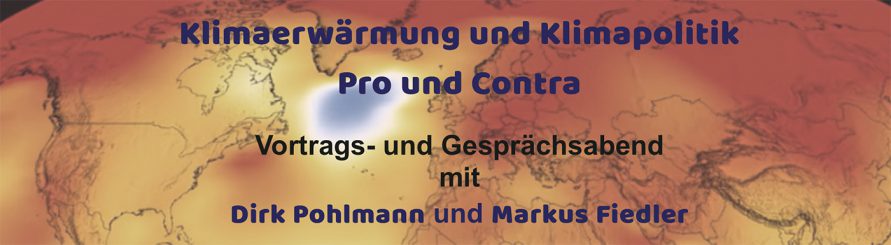 Veranstaltungshinweis: Streitgespräch zwischen Dirk Pohlmann und Markus Fiedler zu Klimapolitik am 25. August in Berlin