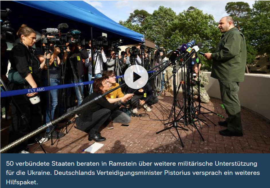 Deutschland – ein souveränes Land! Das ist eine Lachnummer, wie die vom US-Verteidigungsminister arrangierte Konferenz in Ramstein zeigt