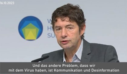 Drosten und seine schräge Vorstellung von der Meinungsfreiheit: Es darf sich doch nicht jeder einfach äußern!