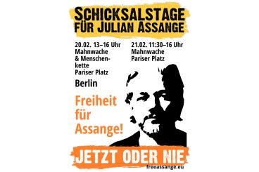Jetzt mobil machen im Fall Assange und aktueller Newsletter