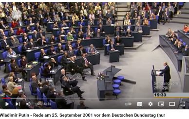 Von „Anhaltender Beifall. Die Abgeordneten erheben sich“ zum „Aber der Putin“